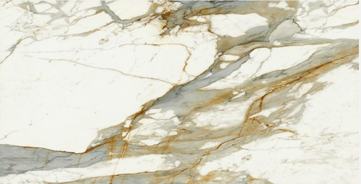 [OVL1632DW40Y-F1] Piedra Sinterizada Calacatta Gold Matte 1600 x 3200 x 12 mm F1